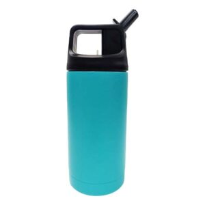 Botella infantil 12oz Turquesa Acero inoxidable 304 (Grabado Láser)