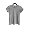 Camiseta de Algodón Cuello Redondo para Dama – Gris Jaspe – Bones.