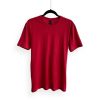 Camiseta de Algodón Cuello Redondo para Caballero – Rojo – Bones.