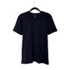 Camiseta de Algodón Triblend Cuello Redondo para Caballero – Negro – Bones.