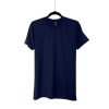 Camiseta de Algodón Triblend Cuello Redondo para Caballero – Azul Marino – Bones.