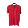 Camiseta de Algodón Triblend Cuello Redondo para Caballero – Rojo – Bones.