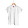 Camiseta Sublimable Cuello Redondo para Dama – Blanca