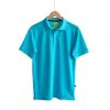 Camiseta tipo Polo tela Piqué 100% poliéster para Caballero – Azul Aqua