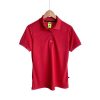 Camiseta tipo Polo tela Piqué 100% poliéster para Dama – Rojo Escarlata