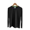 Camiseta de Tela Deportiva para Caballero – Manga Larga – Blanca