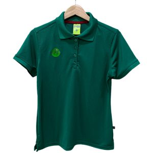 Camiseta tipo Polo tela Piqué 100% poliéster para Dama – Verde MX