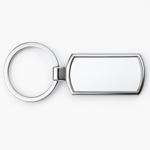 LLAVERO METALICO RECTANGULAR SIN PUNTAS
