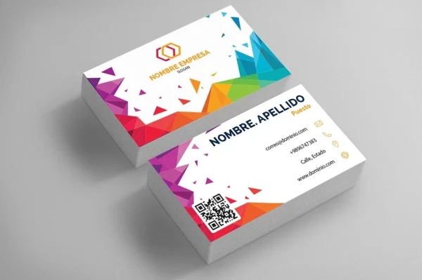 100 Tarjetas de Presentación Laminadas