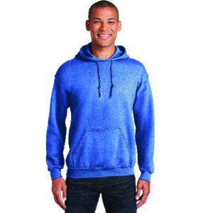 SUDADERA SPORT ROYAL CERRADA CON GORRO GILDAN