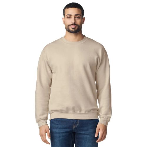 SUDADERA LISA GILDAN BEIGE