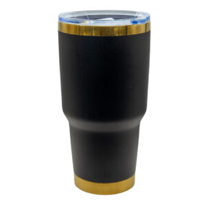 TUMBLER NEGRO-DORADO 30 ONZ GRAB LASER - 3621