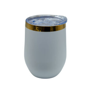 VASO COCTELERO BLANCO-DORADO GRAB LASER - 3625