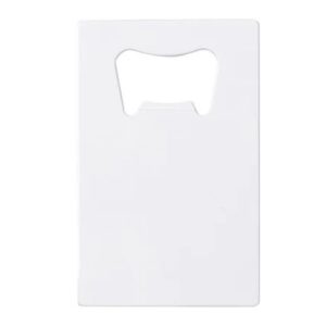 ABRIDOR BLANCO DE BOTELLAS TIPO TARJETA 5.3 CM X 8.5 CM - 3971