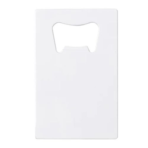 ABRIDOR BLANCO DE BOTELLAS TIPO TARJETA 5.3 CM X 8.5 CM - 3971