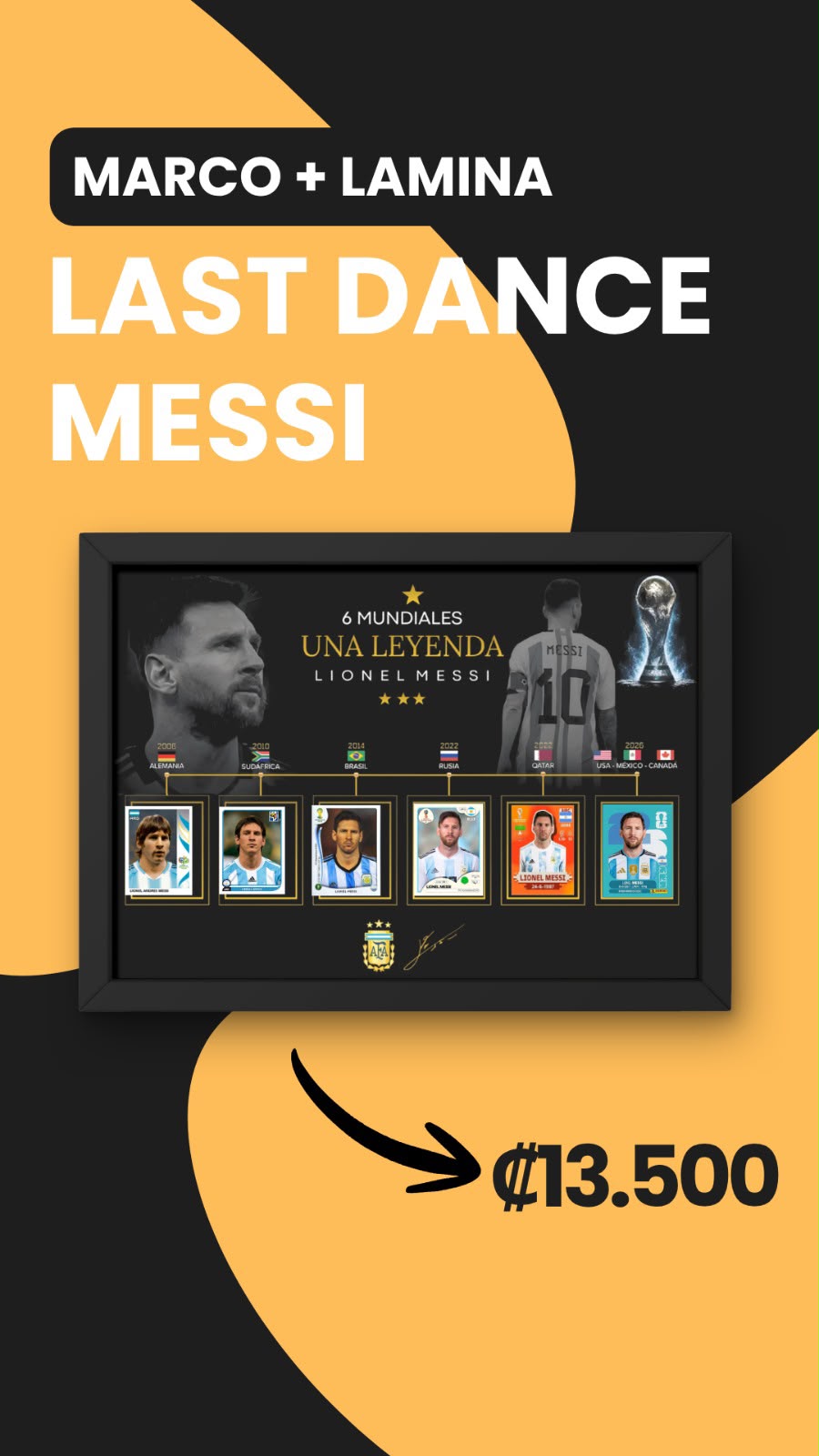 Cuadro Last Dance Messi