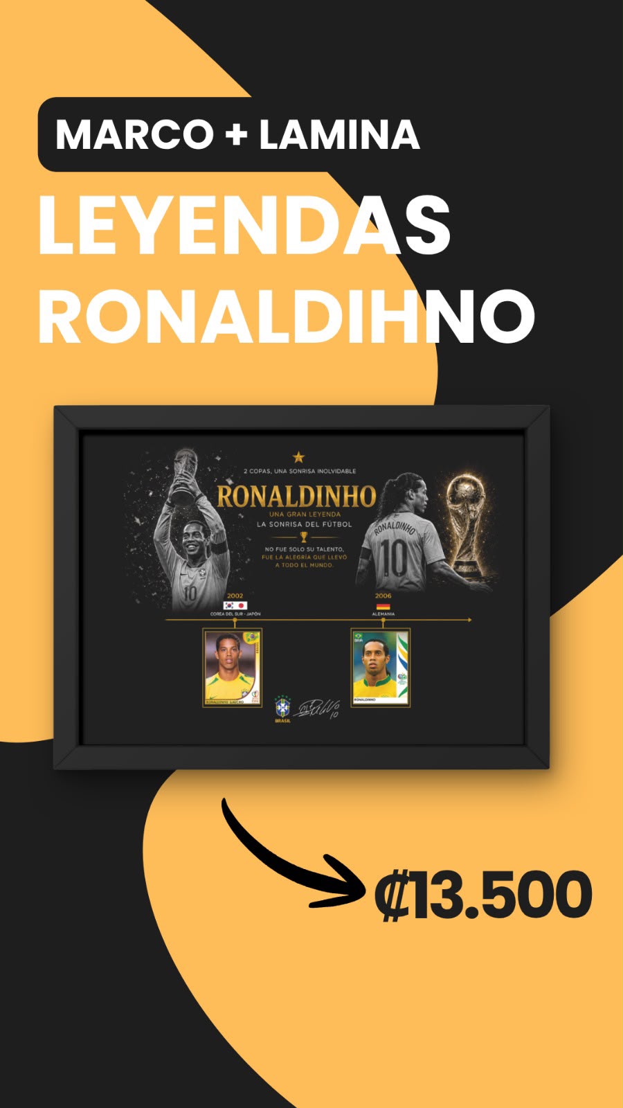 Cuadro Leyenda Ronaldinho