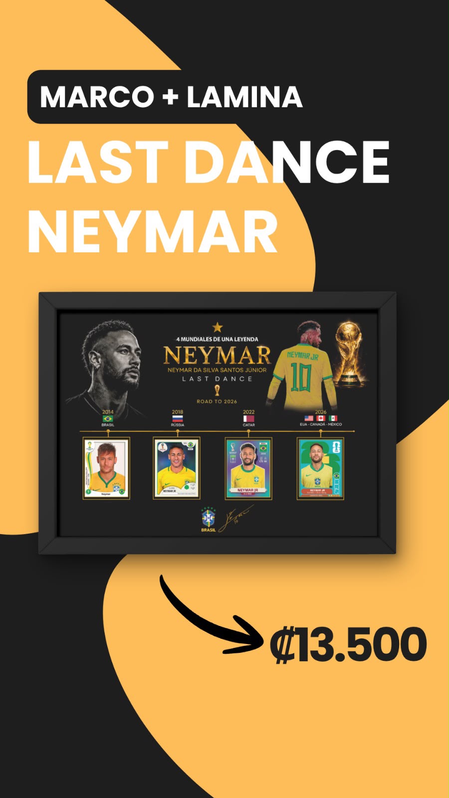 Cuadro Last Dance Neymar