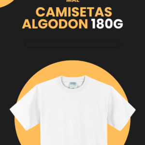 CAMISETA HOMBRE 180GR