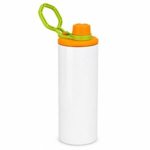 BOTELLA FASHION ACERO 20ONZ NARANJA Y VERDE - 4069