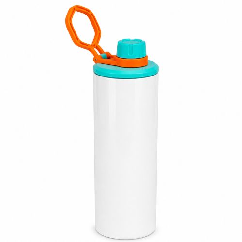 BOTELLA FASHION ACERO 20ONZ NARANJA Y MENTA - 4072