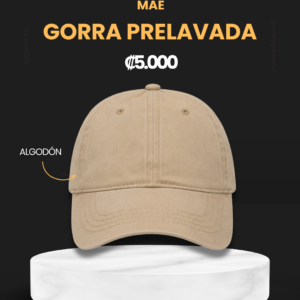 GORRAS PRELAVADAS DE ALGODON